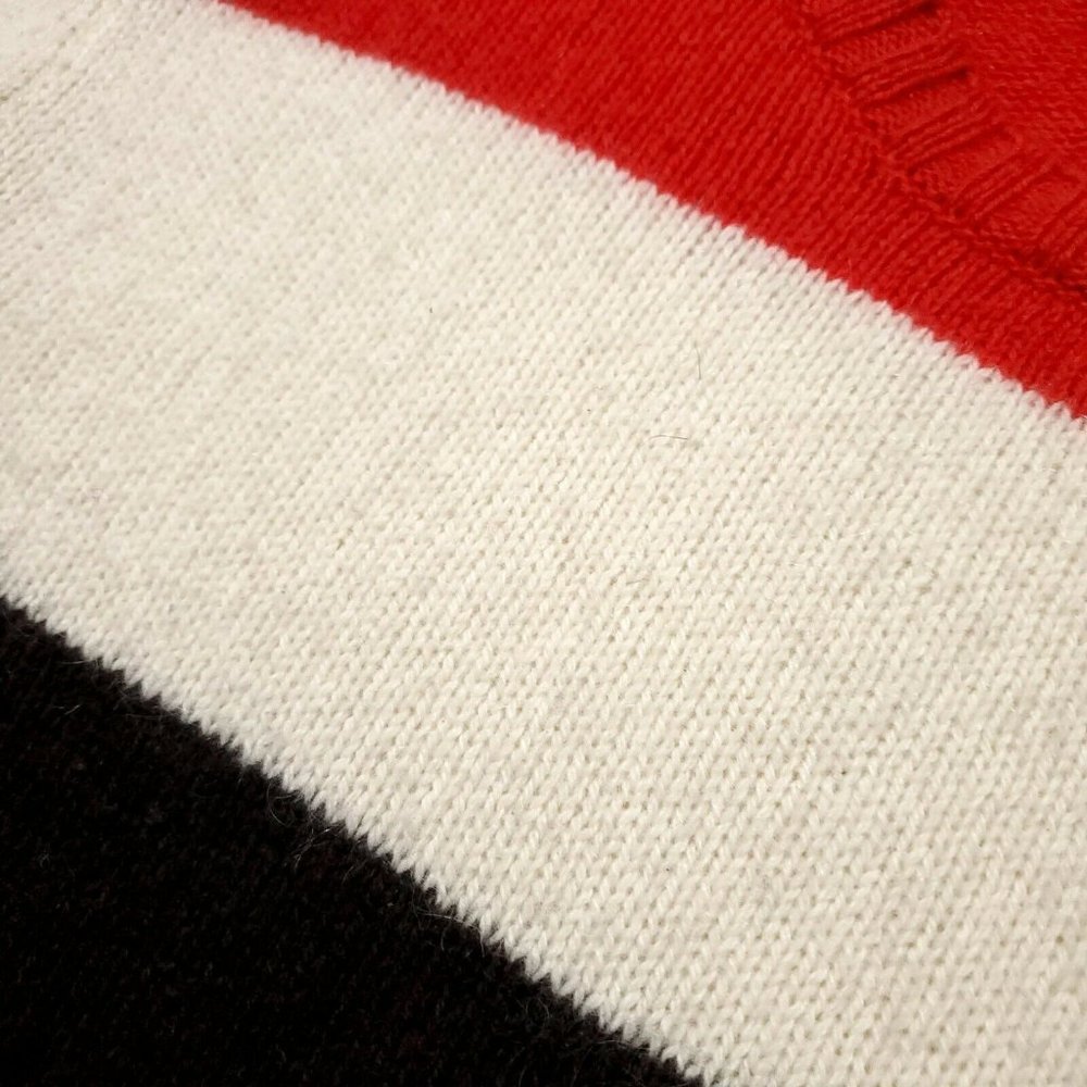 Calvin Klein 205W39NYC (XL) Color Block Sweater ITALY WOOL DESIGNER SOFT - Picture 4 of 11